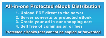 All-in-one copy protected ebook service - protected from sales to delivery