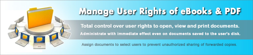 Digital Rights Management (DRM) for eBooks and PDF documents
